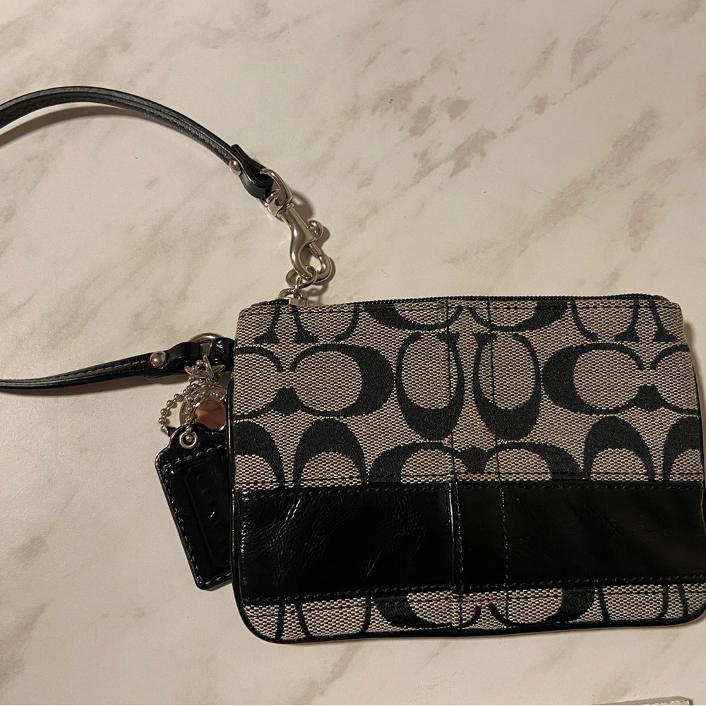 Authentic coach wristlet